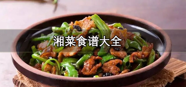 湘菜食谱大全